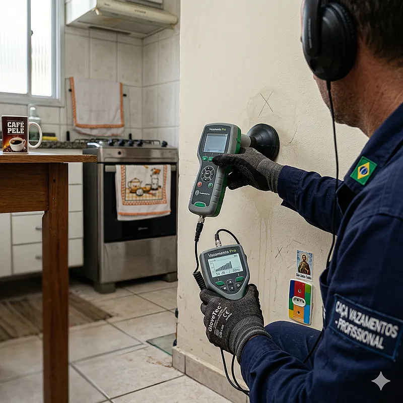 Sinais de vazamento oculto que exigem vistoria técnica